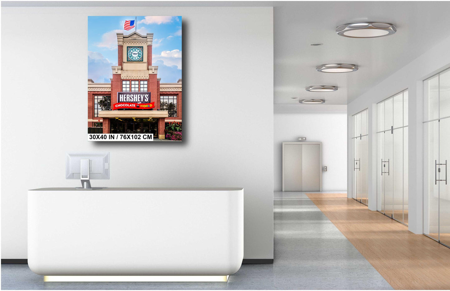 Hershey's Chocolate World Entrance Print: Pennsylvania Travel Photography