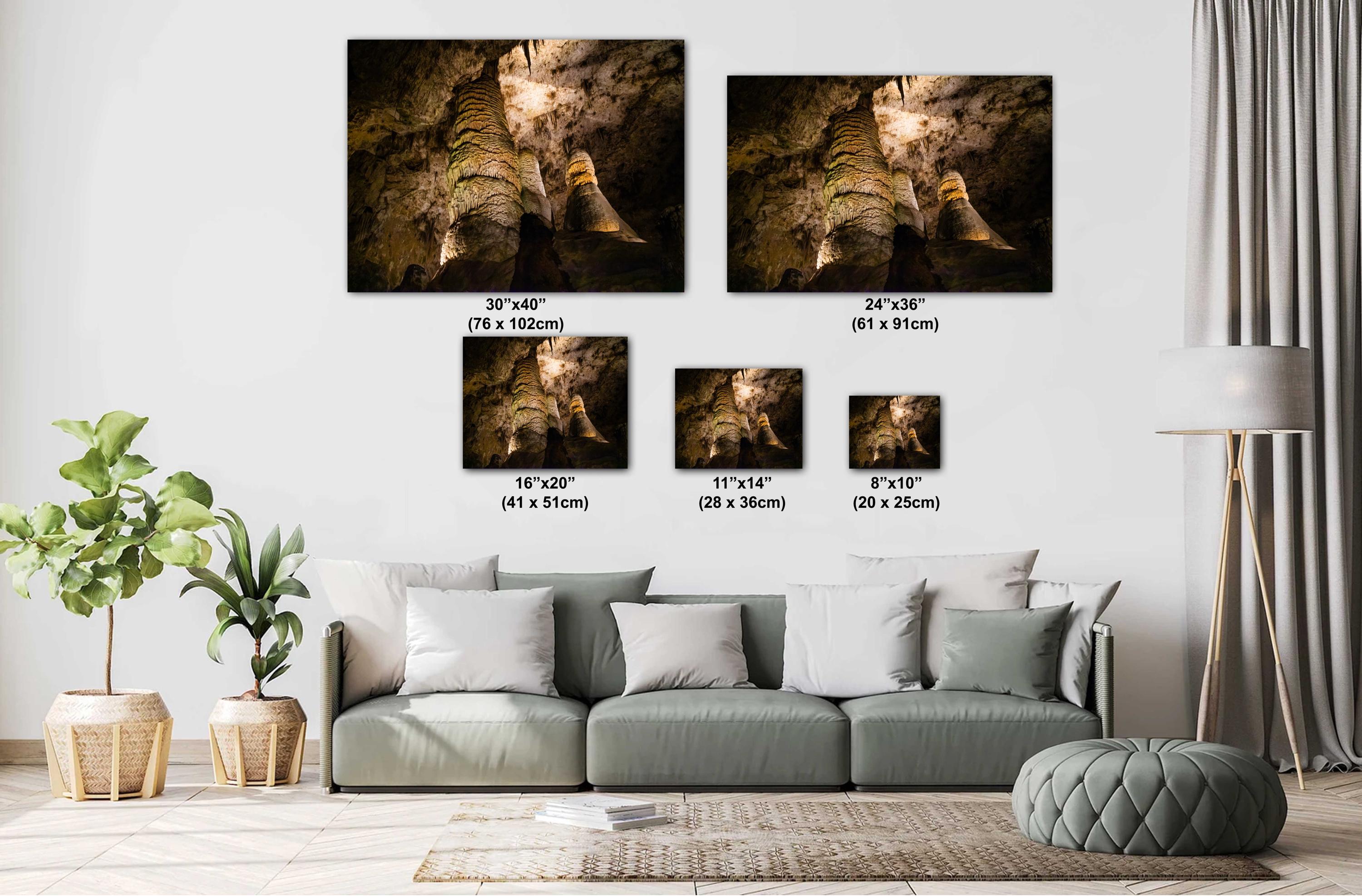 Carlsbad Caverns Print: Giant Dome & Twin Domes, New Mexico Wall Art