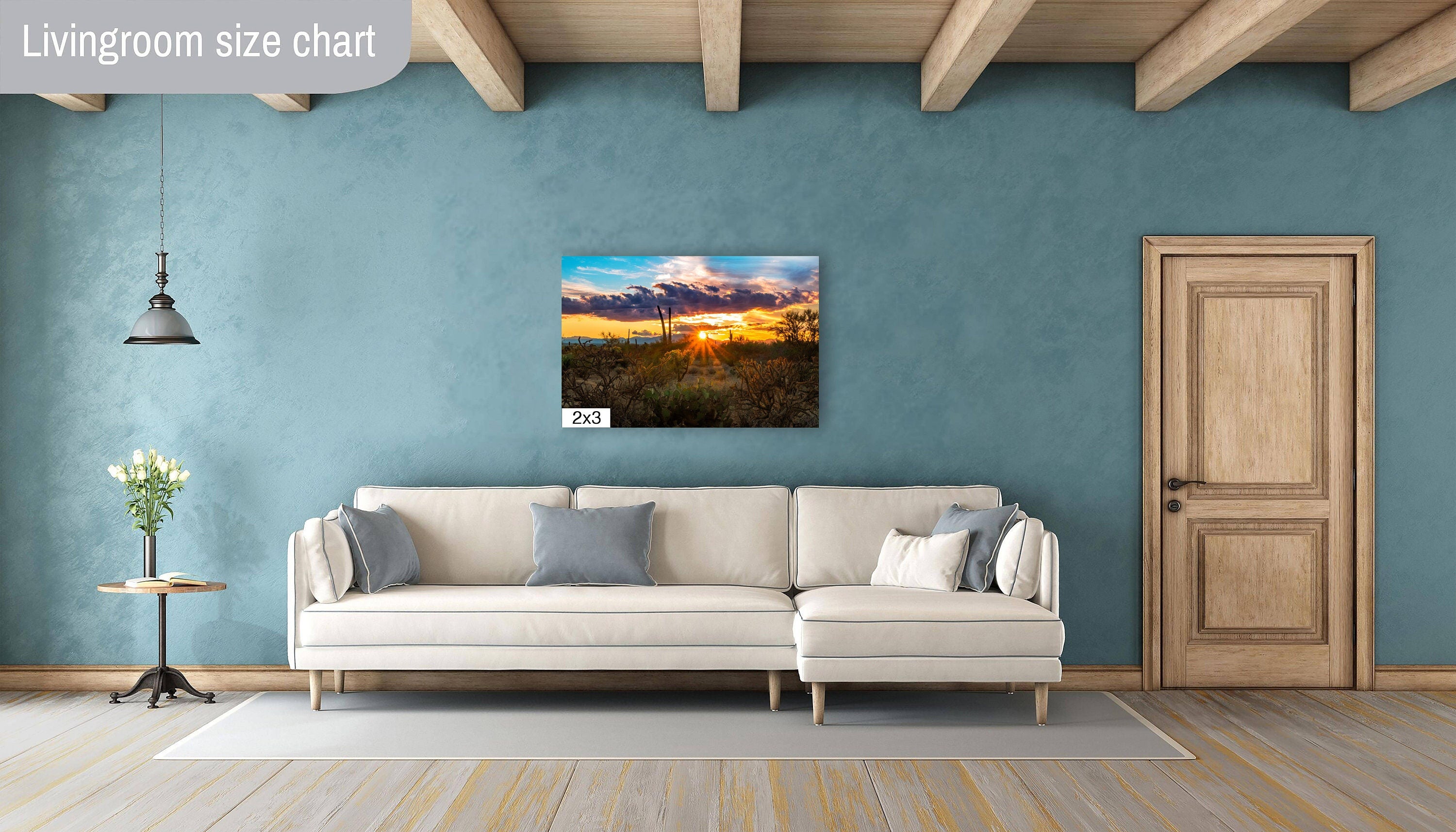 Sonoran Desert Sunset: Tucson Mountain Park Landscape Photography Wall Art