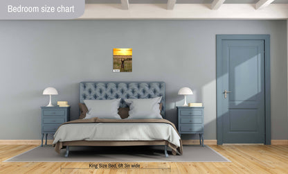 Golden Hour Grace: Pronghorn at Sunset Antelope Island National Park Wildlife Photography Wall Art