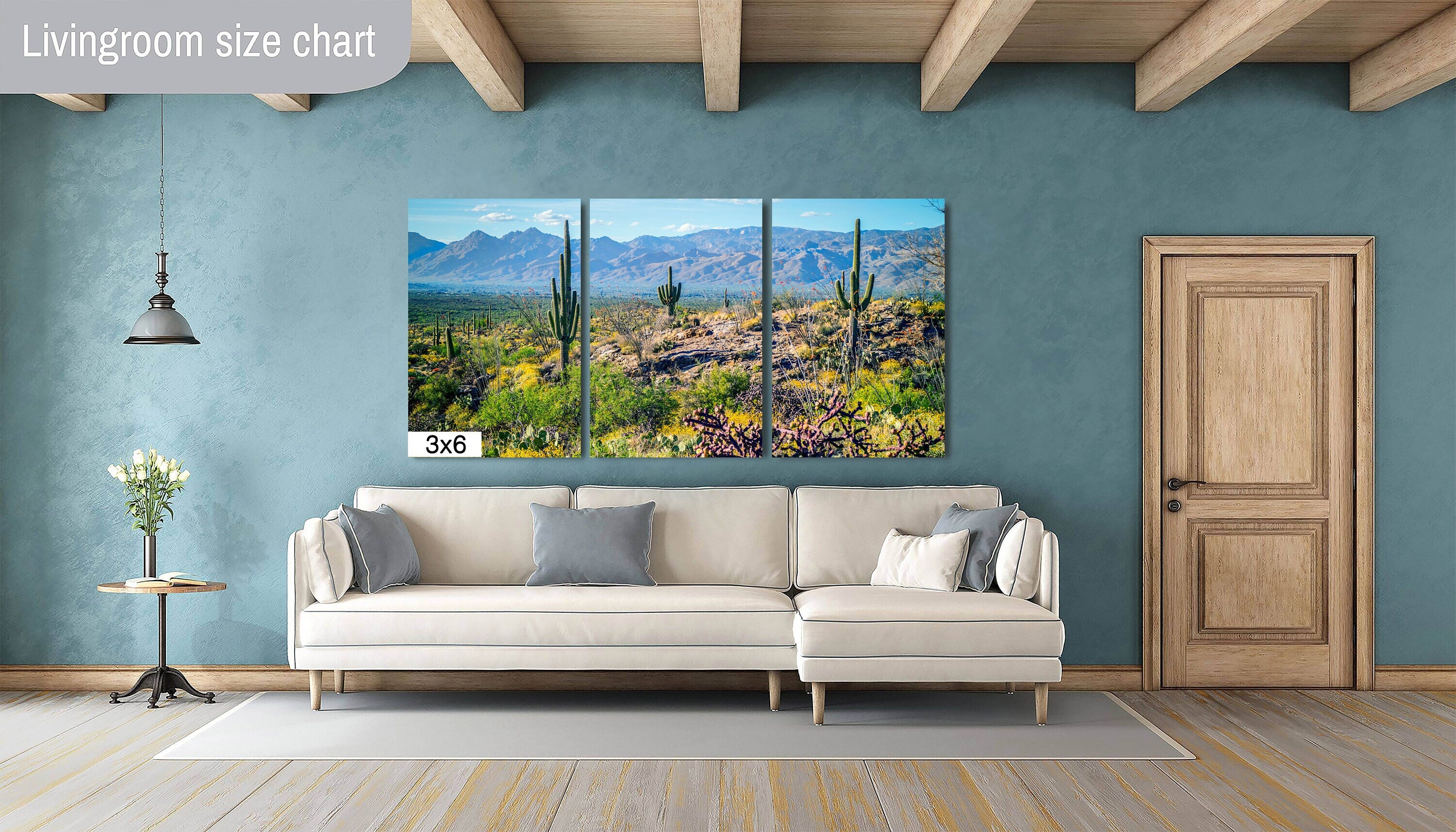 Desert Tapestry: Saguaro National Park East Arizona Cactus Photography Wall Art