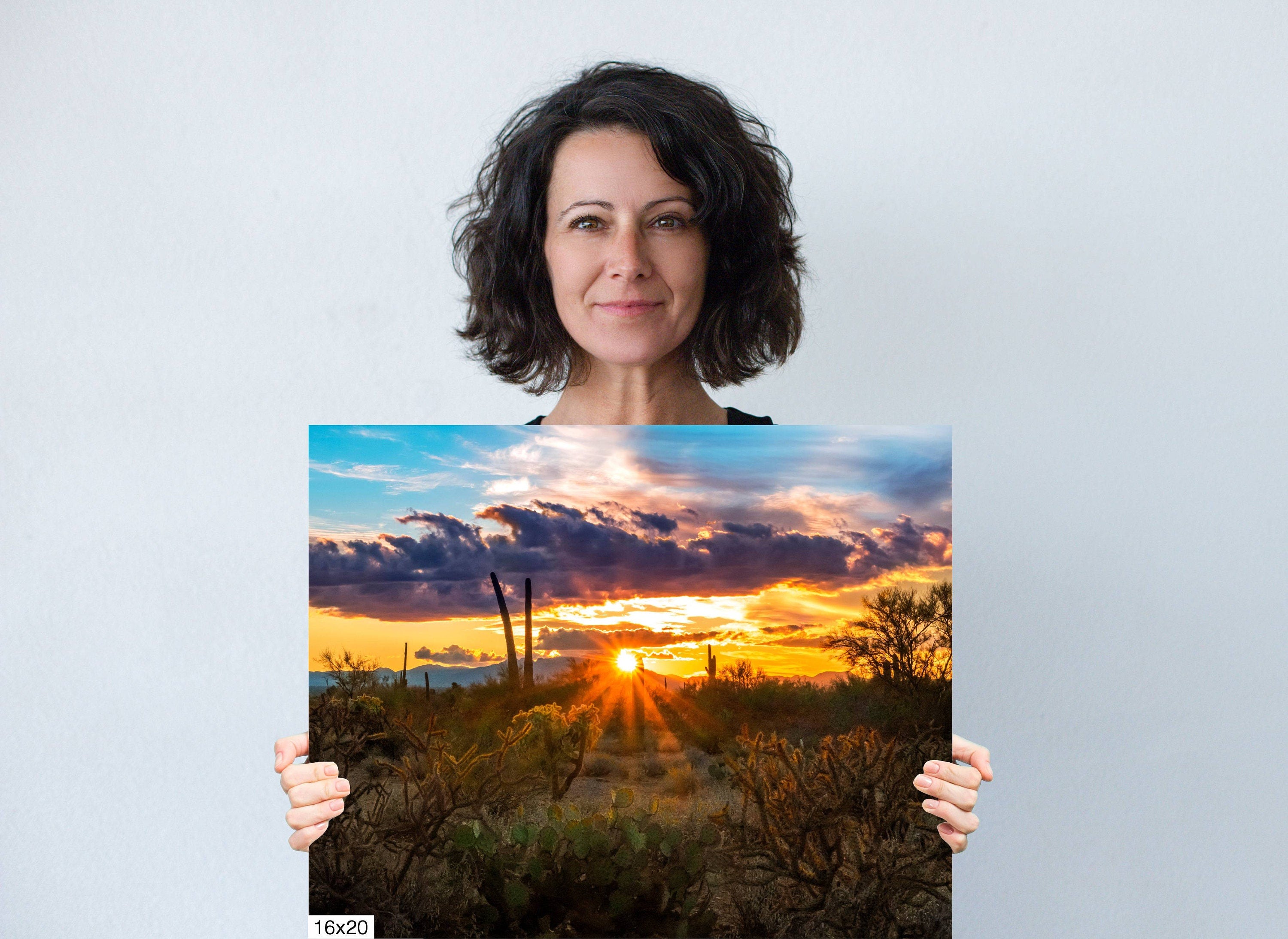 Sonoran Desert Sunset: Tucson Mountain Park Landscape Photography Wall Art