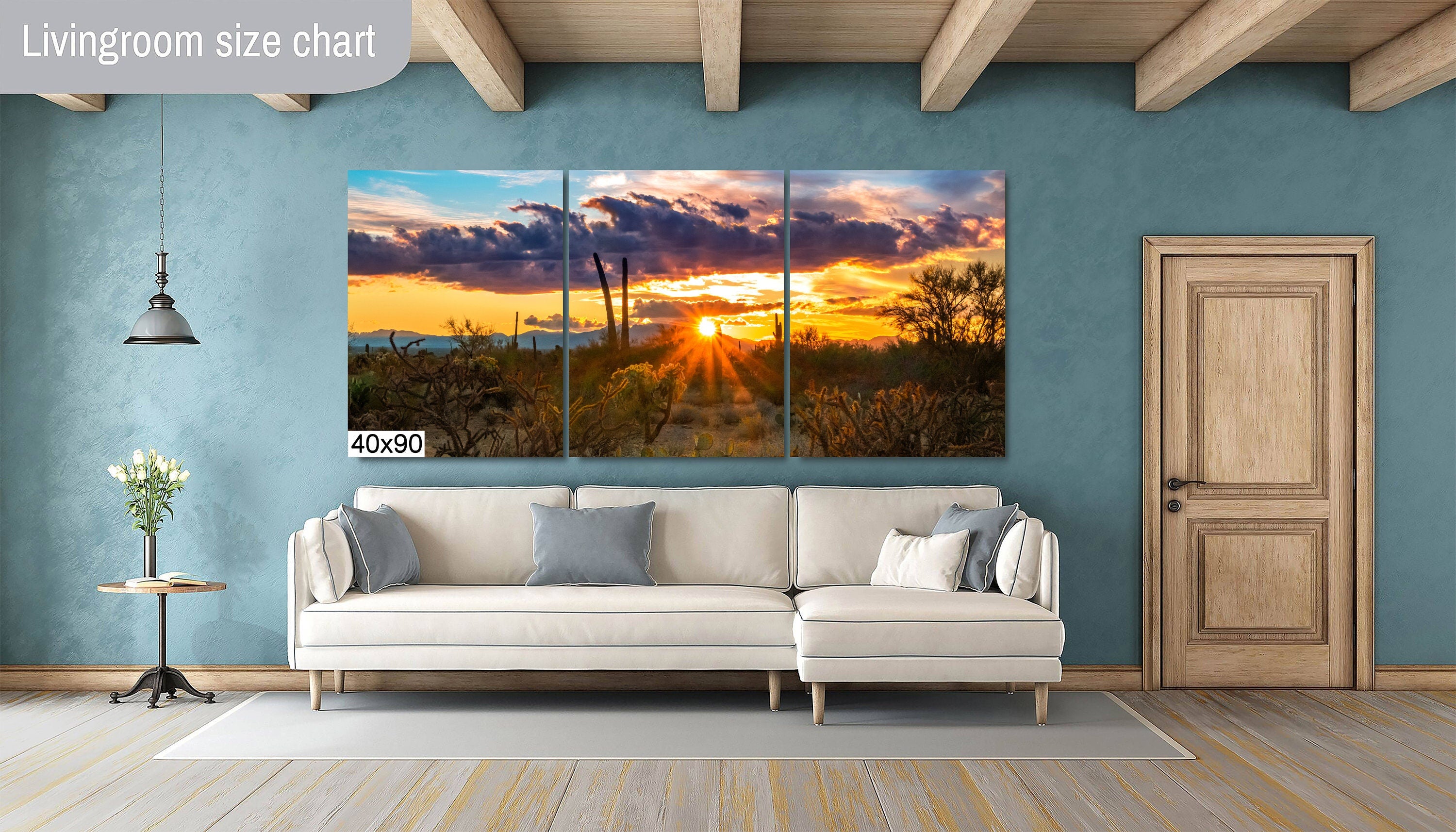 Sonoran Desert Sunset: Tucson Mountain Park Landscape Photography Wall Art