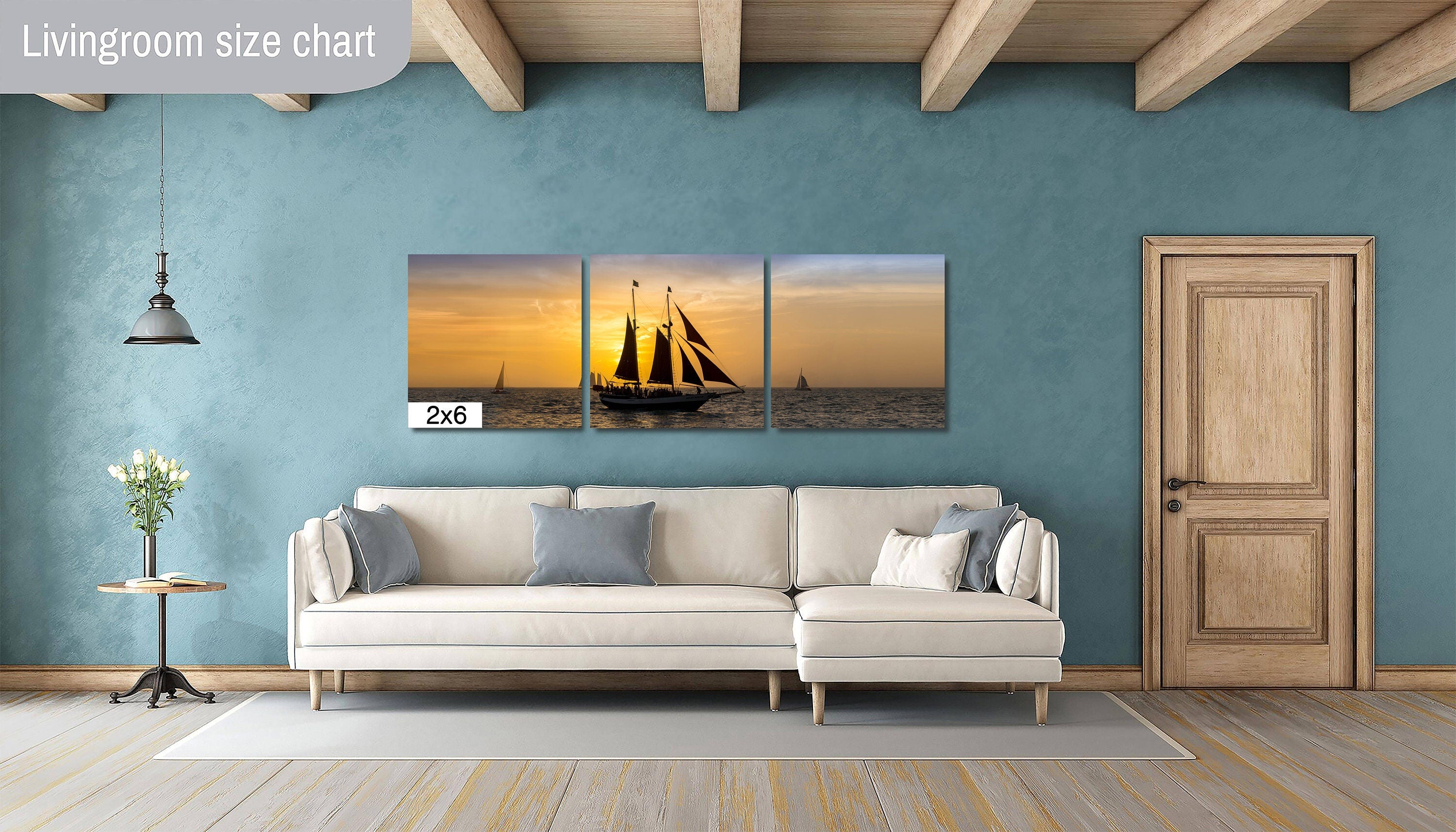 Sailing into Twilight: Sunset Cruise Key West Florida Seascape Home Decor Wall Art Nautical Print