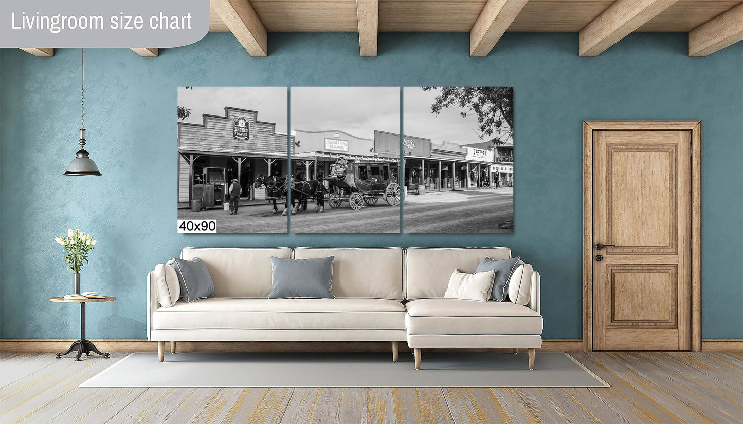 Tombstone Arizona Black and White: Historic Wild West Town Photography Wall Art