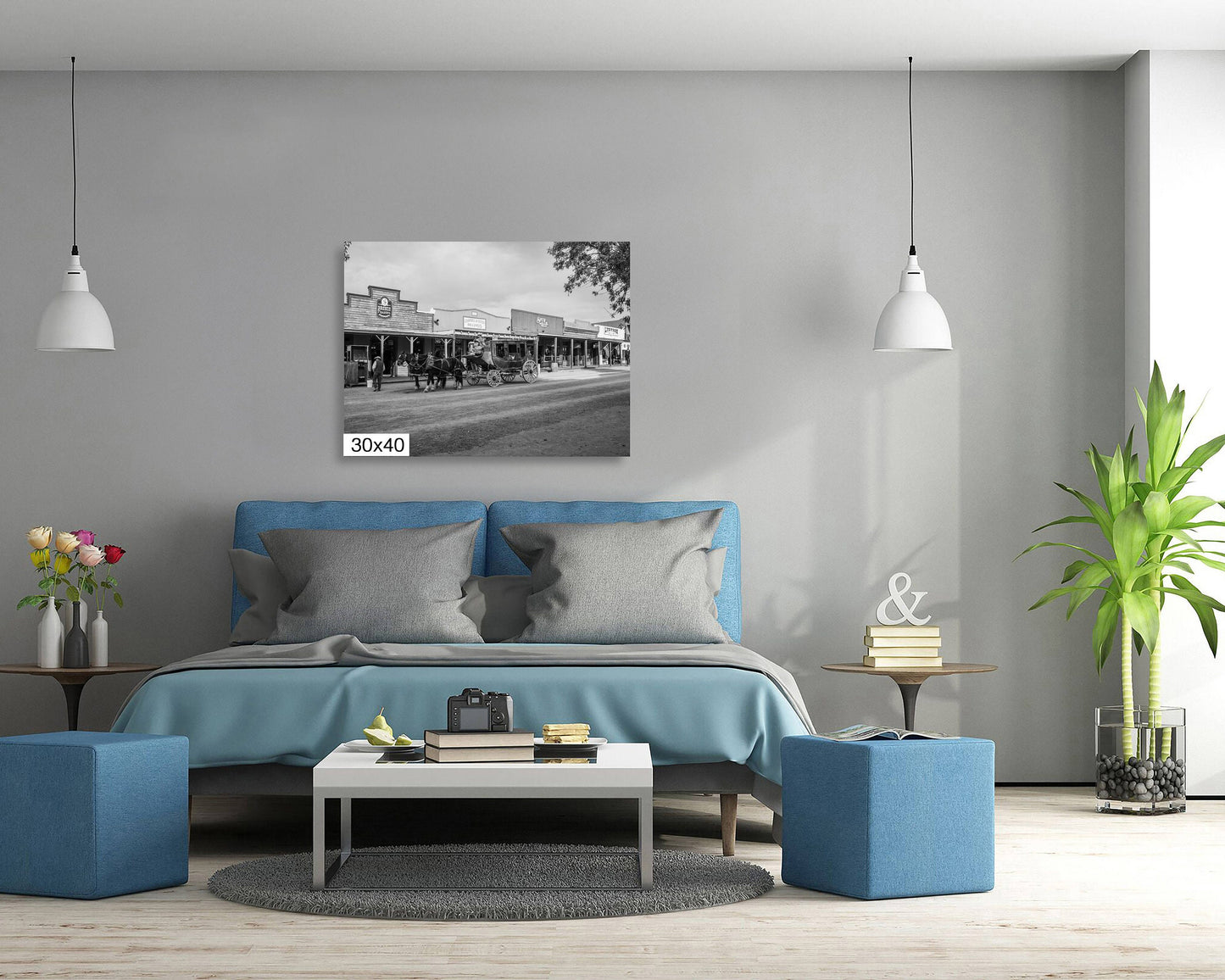 Tombstone Arizona Black and White: Historic Wild West Town Photography Wall Art