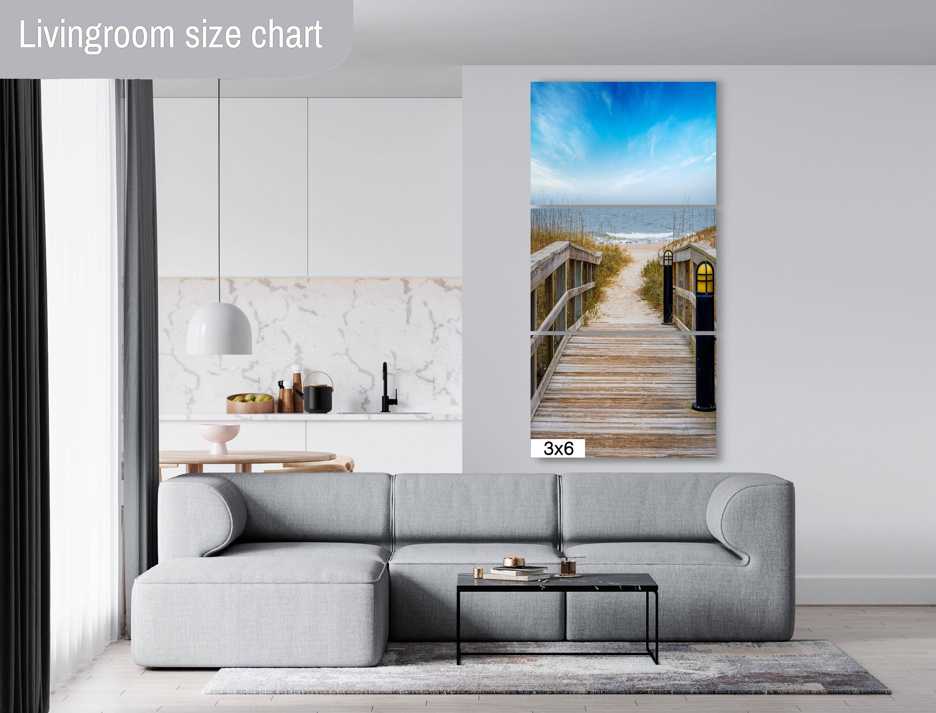 Trail to Paradise: Wooden Pathway to the Beach Florida Seascape Photography Amelia Island Canvas Print Wall Art