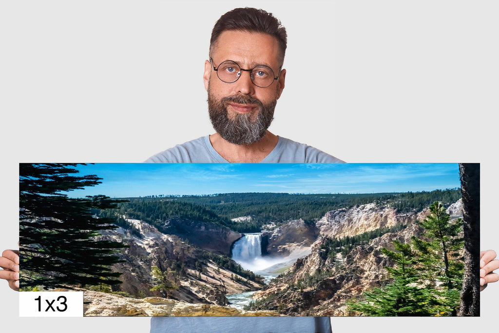 Yellowstone Lower Falls Print: Wyoming National Park