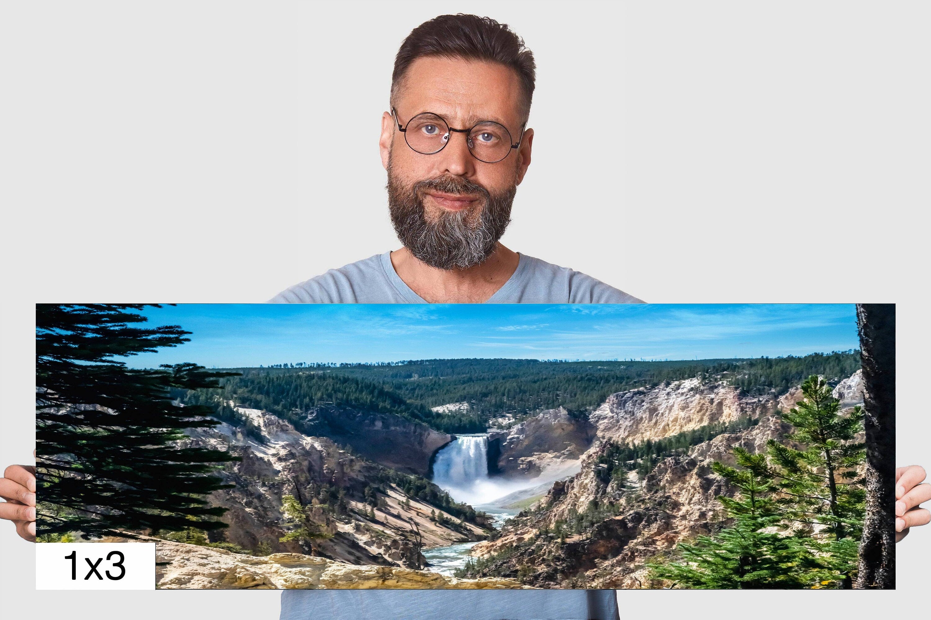 Yellowstone Lower Falls Print: Wyoming National Park