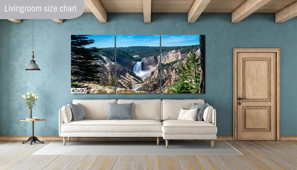 Yellowstone Lower Falls Print: Wyoming National Park