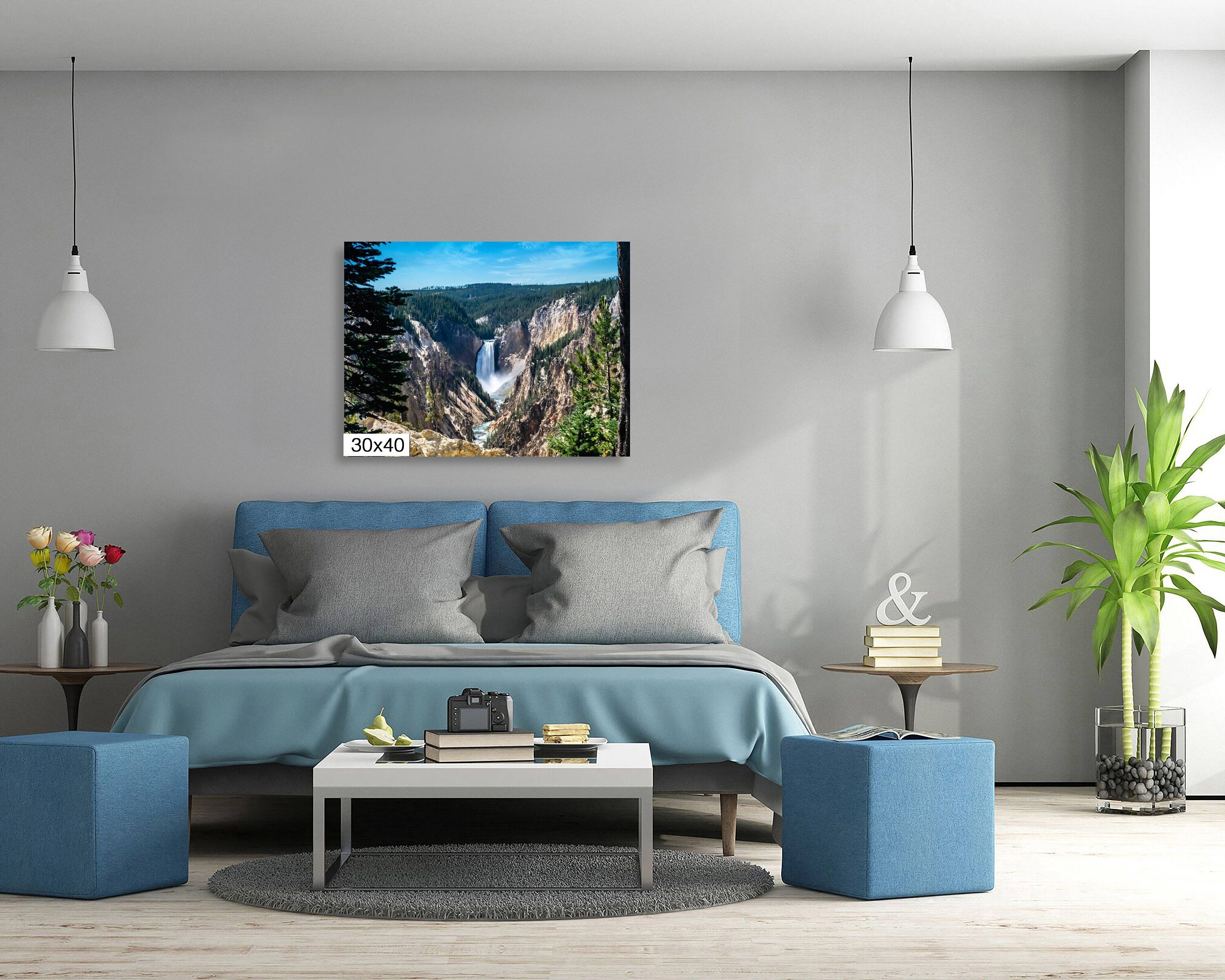 Yellowstone Lower Falls Print: Wyoming National Park