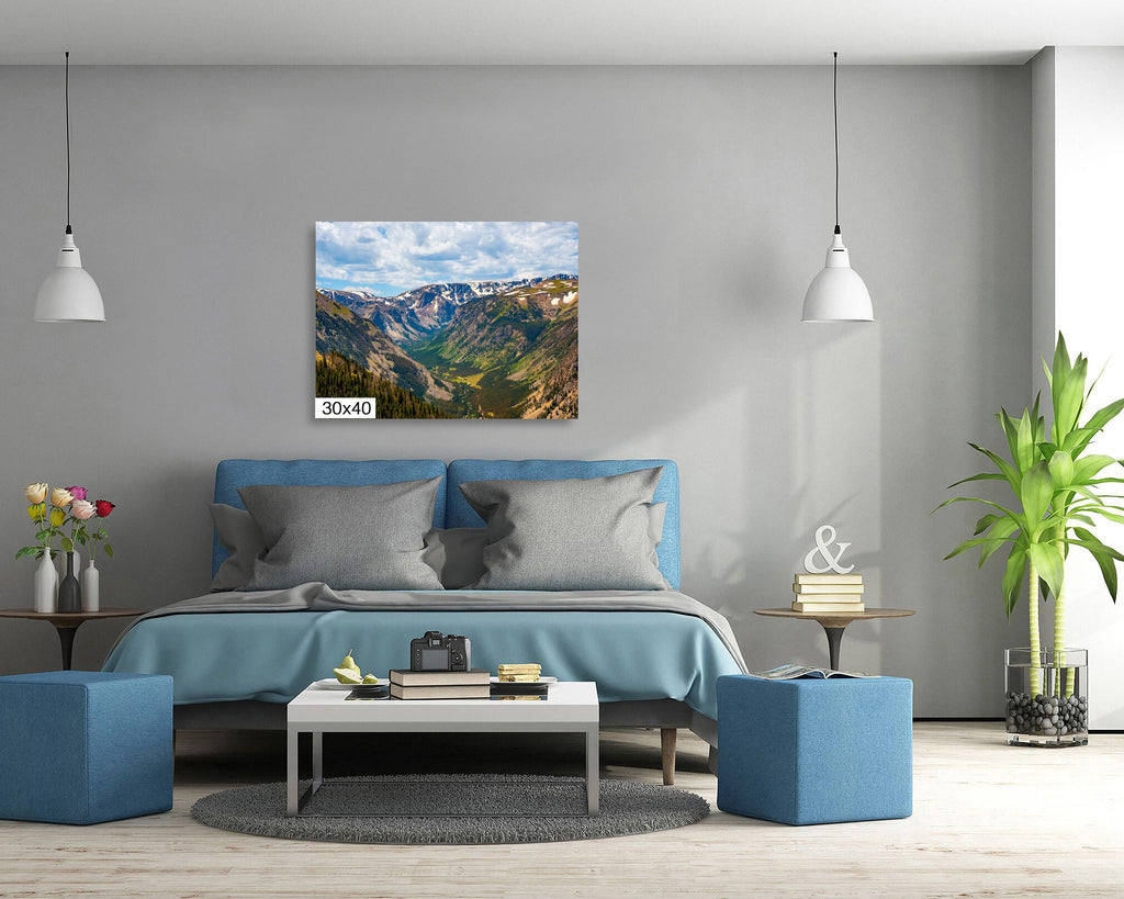 Scenic Thrills: Beartooth Highway Montana Mountain Photography Nature Art Print