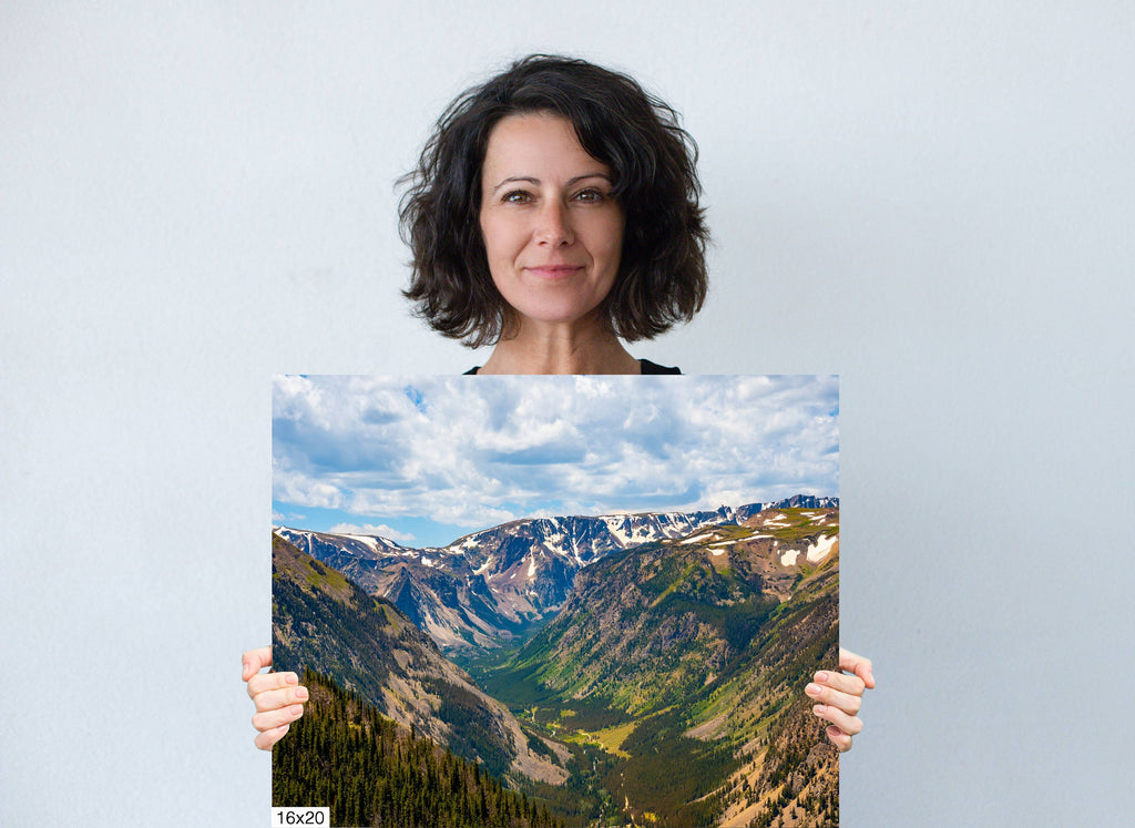 Scenic Thrills: Beartooth Highway Montana Mountain Photography Nature Art Print