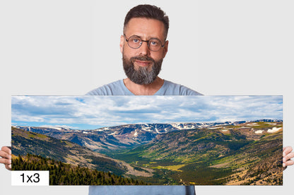 Scenic Thrills: Beartooth Highway Montana Mountain Photography Nature Art Print