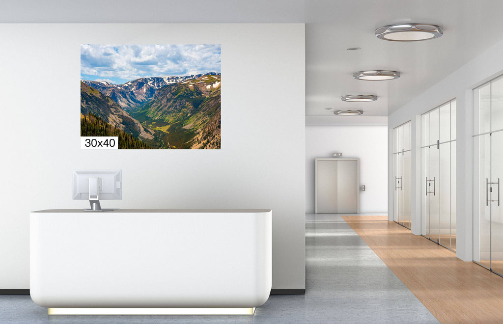Scenic Thrills: Beartooth Highway Montana Mountain Photography Nature Art Print