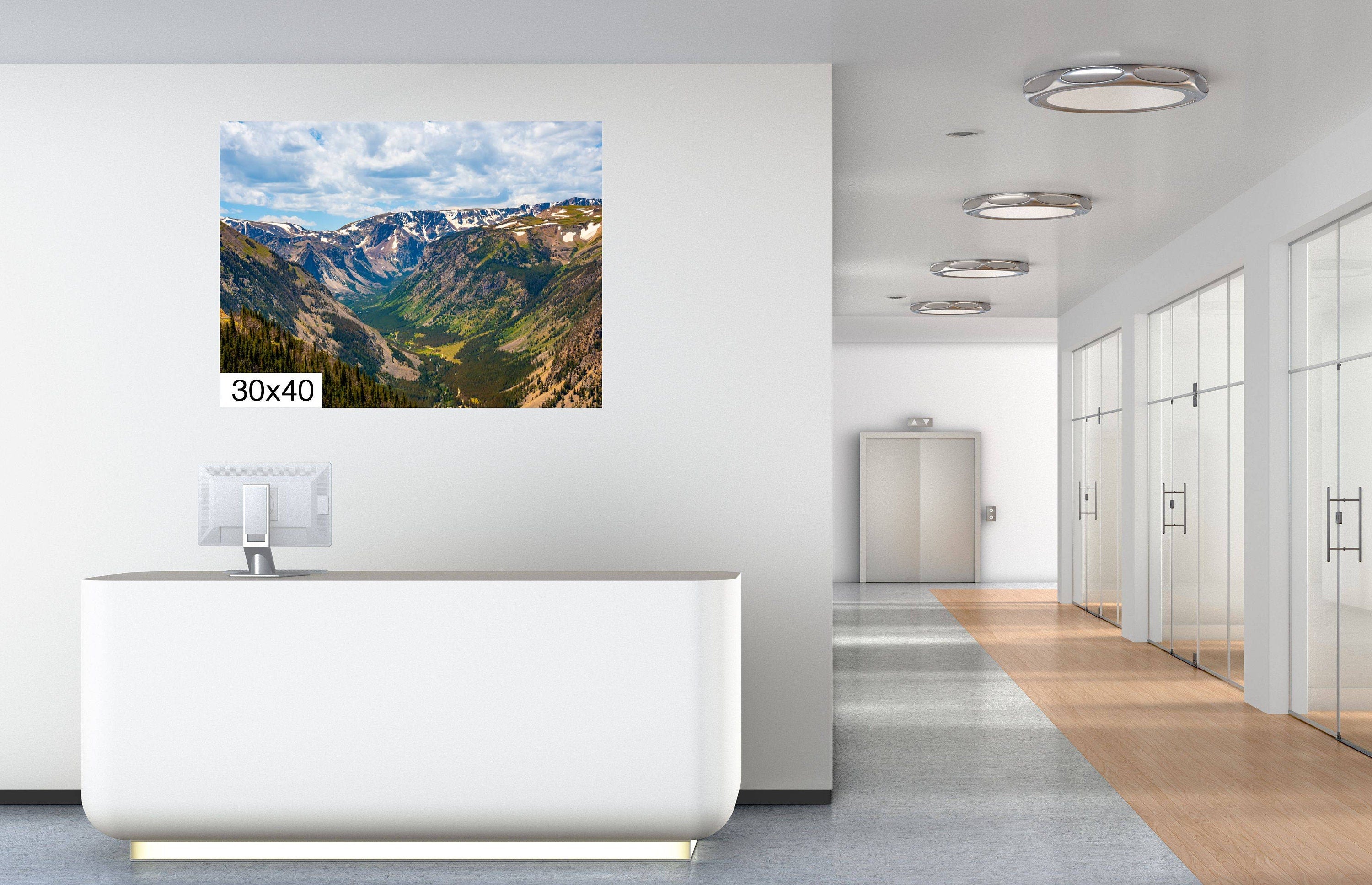 Scenic Thrills: Beartooth Highway Montana Mountain Photography Nature Art Print