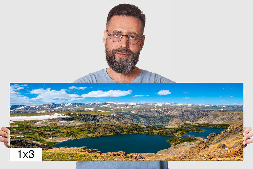 Beartooth Mountains Twin Lakes Photography: Montana Landscape Wall Art