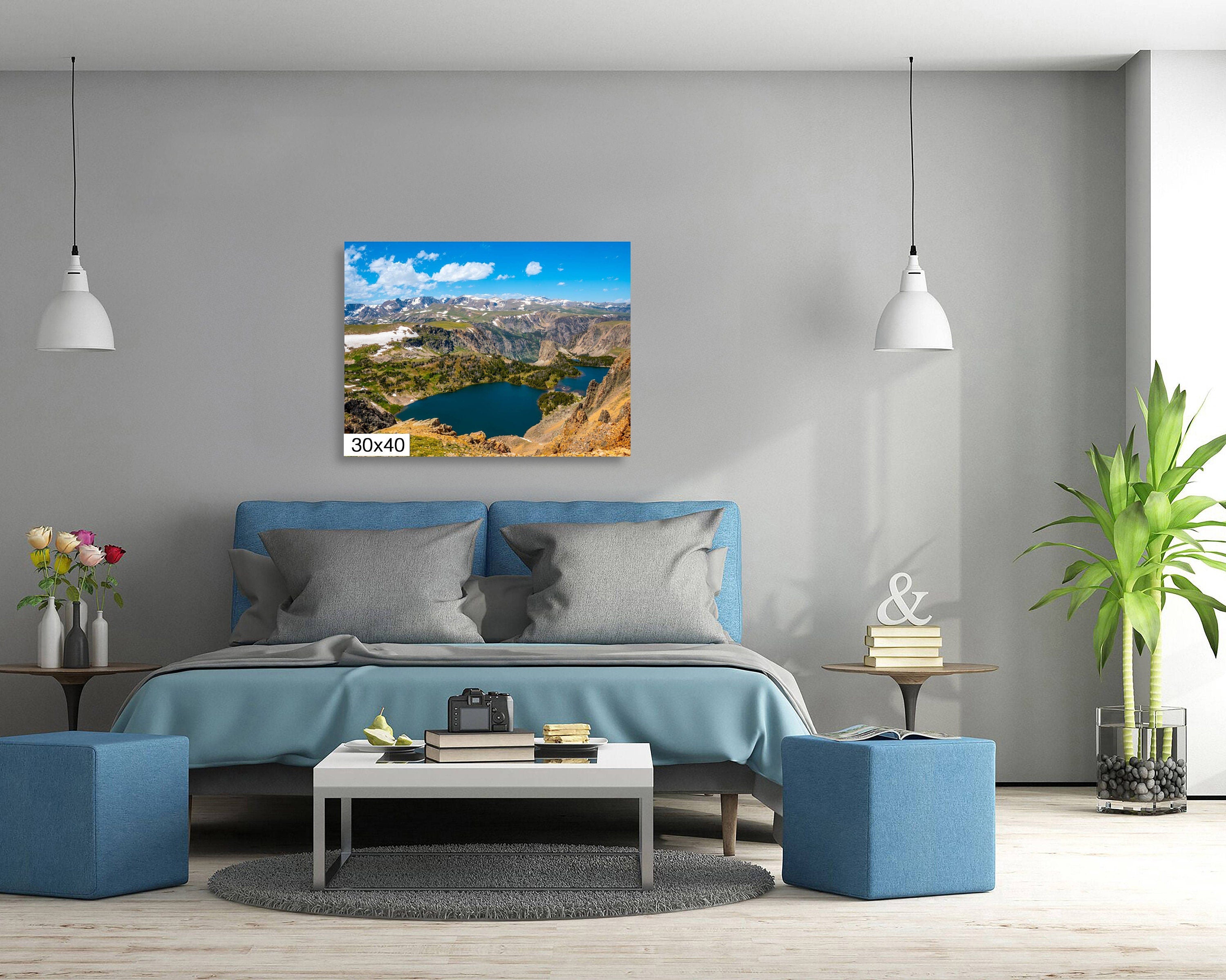 Beartooth Mountains Twin Lakes Photography: Montana Landscape Wall Art