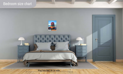 Boundary of Bliss: U.S. Southernmost Point Key West Florida Sign Nautical Metal Print Home Wall Art