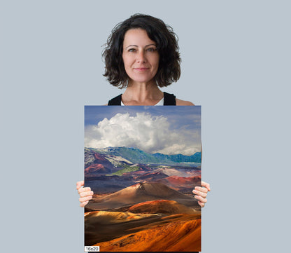 Another World: Haleakala National Park Maui Volcano Canvas Print Wall Art