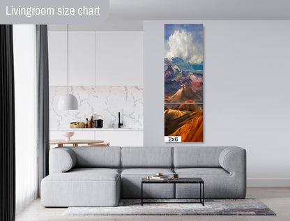 Another World: Haleakala National Park Maui Volcano Canvas Print Wall Art