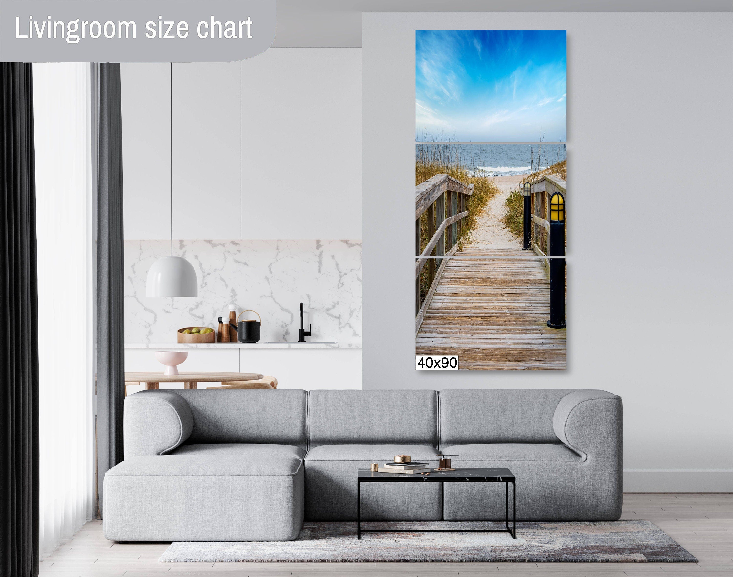 Trail to Paradise: Wooden Pathway to the Beach Florida Seascape Photography Amelia Island Canvas Print Wall Art