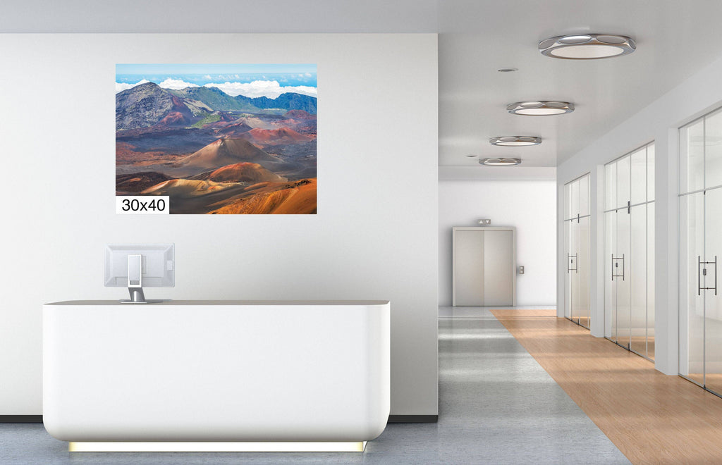 Haleakala National Park Photo: Volcanic Maui Hawaii Print Wall Art