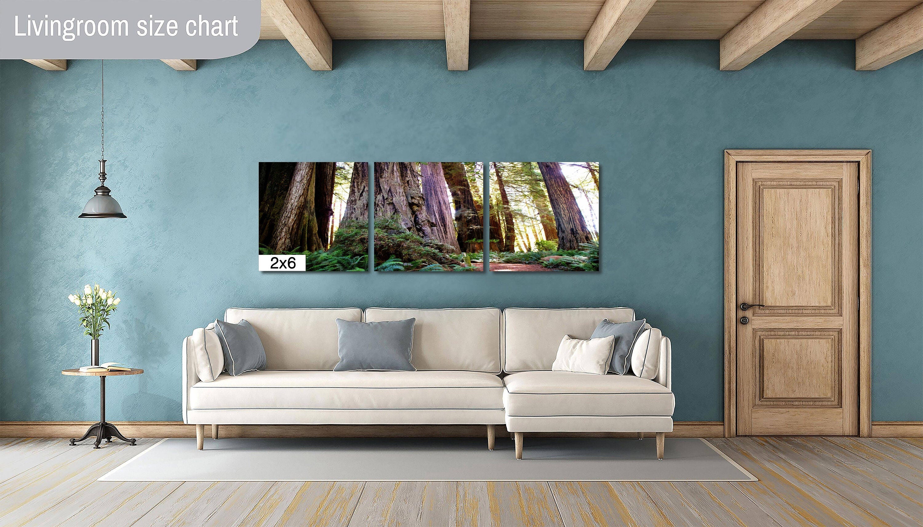 Forest Cathedral: Redwood Giants Wall Sequoia National Park Photography California