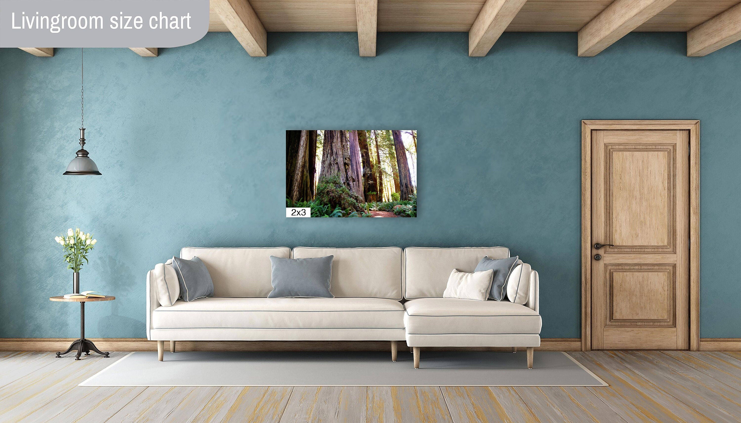 Forest Cathedral: Redwood Giants Wall Sequoia National Park Photography California