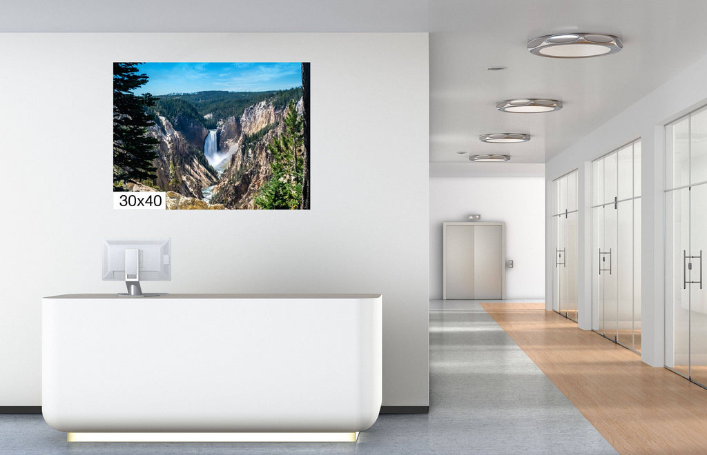 Yellowstone Lower Falls Print: Wyoming National Park