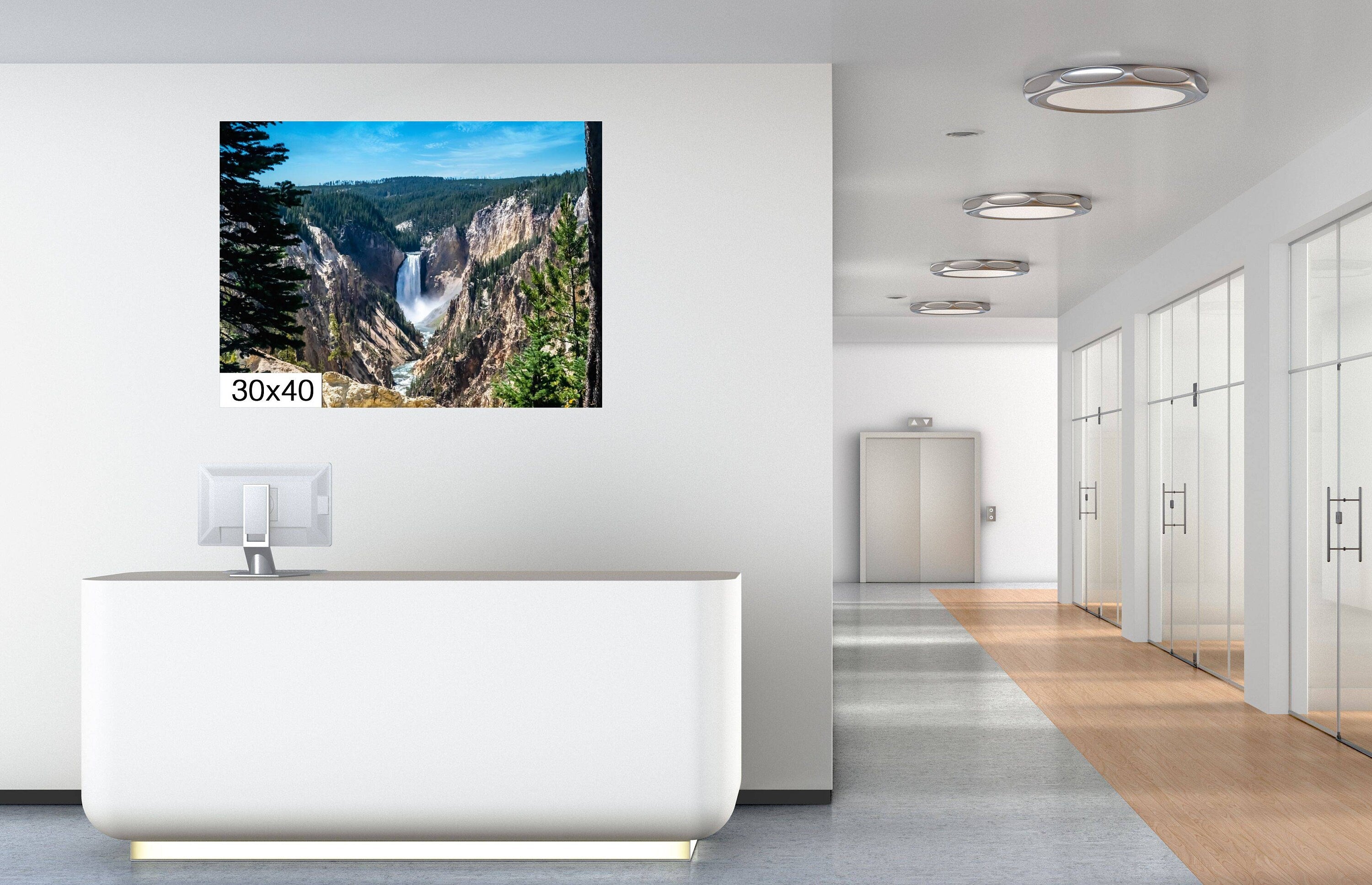 Yellowstone Lower Falls Print: Wyoming National Park