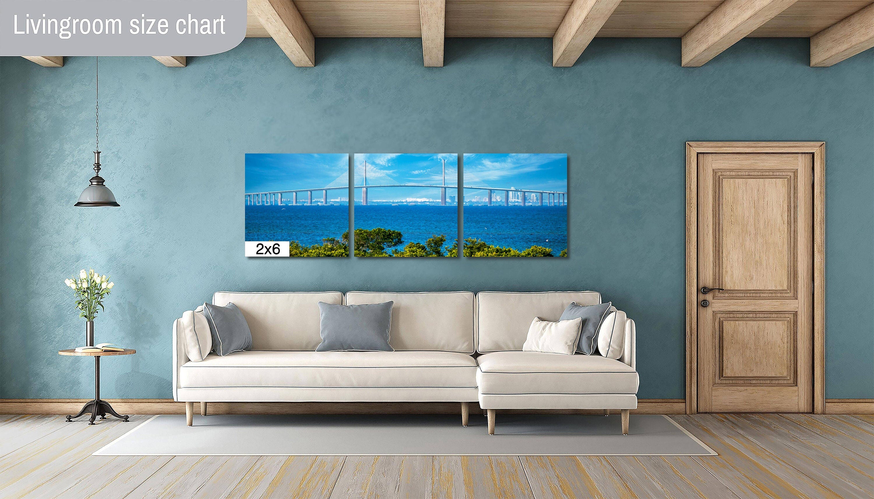 Bridging Horizons: Sunshine Skyway Bridge Florida Architecture Photography Home Decor Wall Art