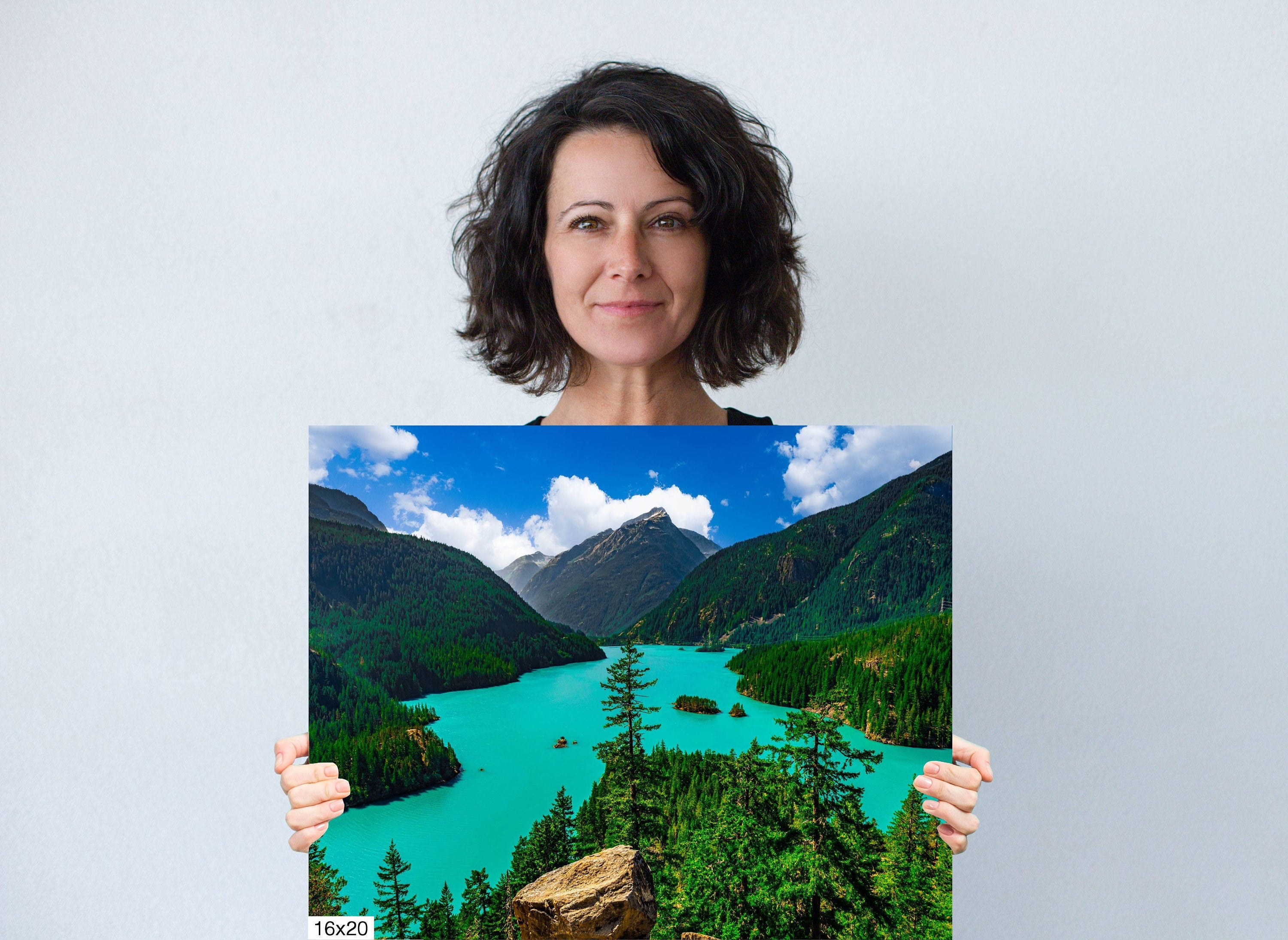Diablo Lake Print: North Cascades National Park