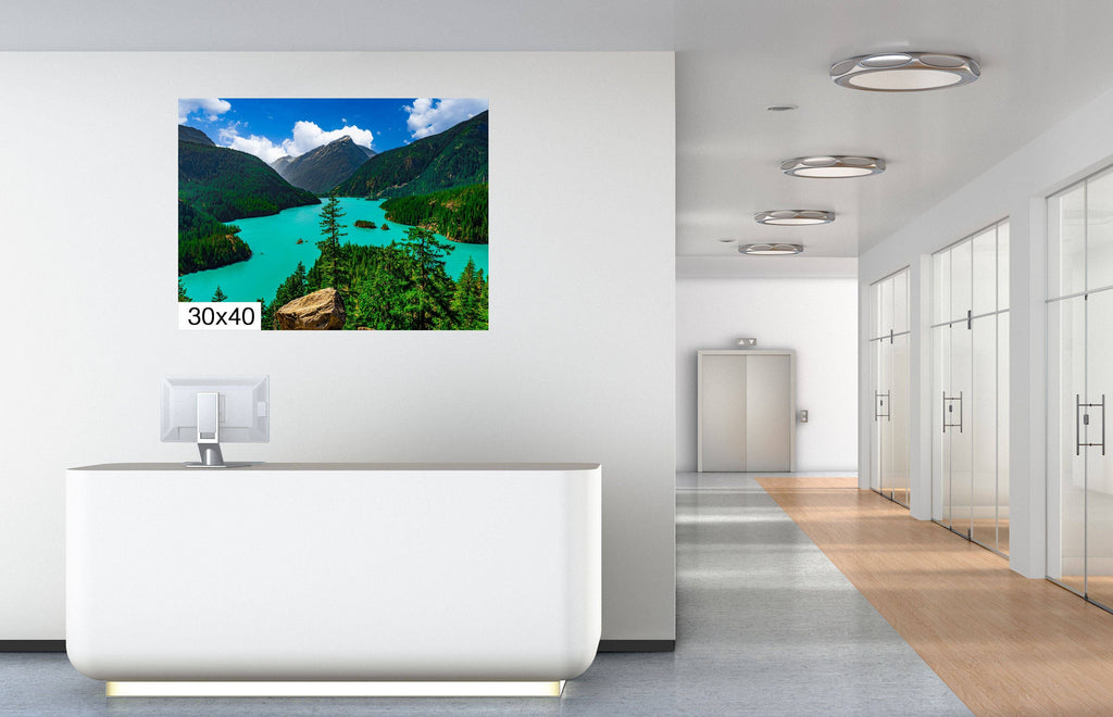 Diablo Lake Print: North Cascades National Park