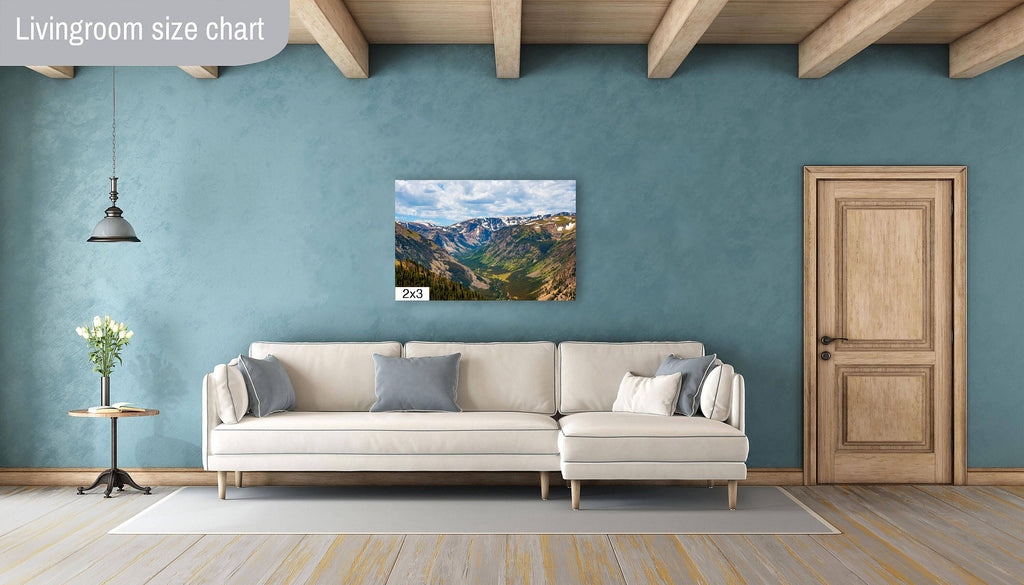 Scenic Thrills: Beartooth Highway Montana Mountain Photography Nature Art Print