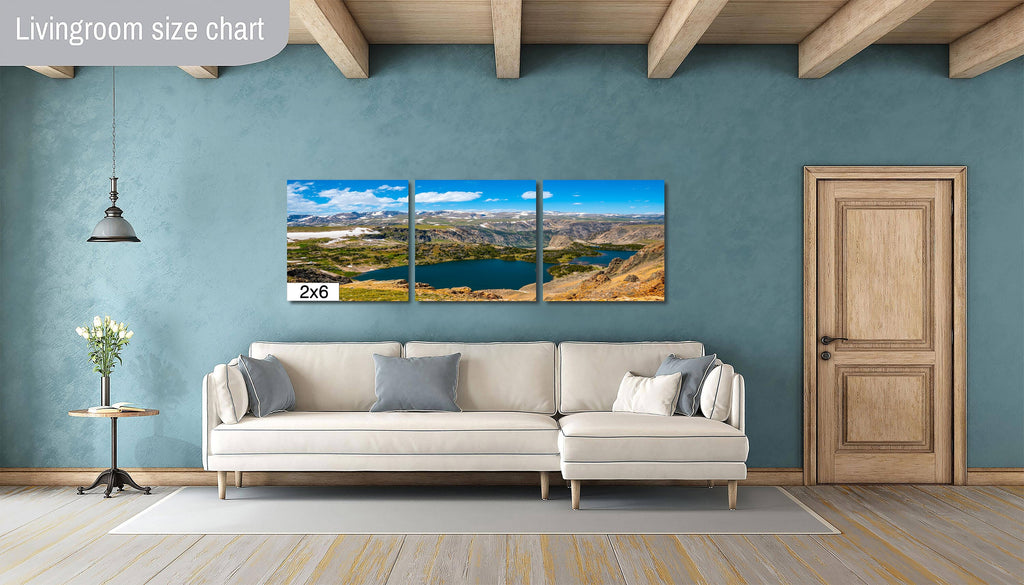Beartooth Mountains Twin Lakes Photography: Montana Landscape Wall Art