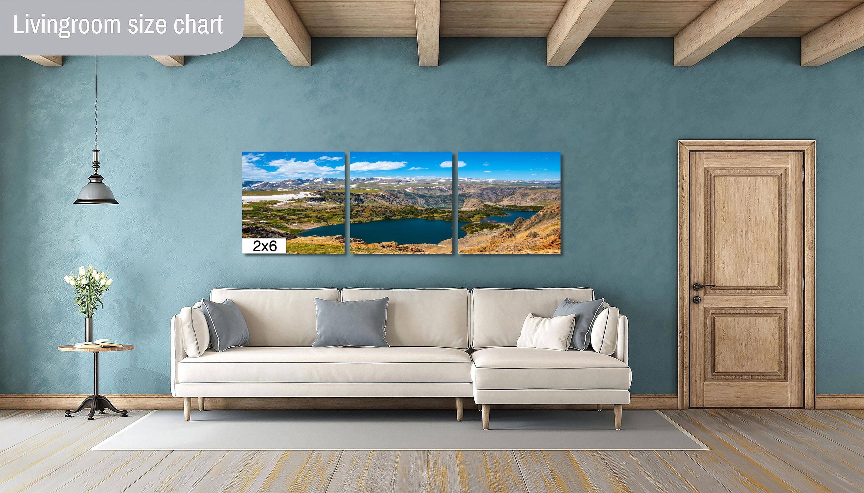 Beartooth Mountains Twin Lakes Photography: Montana Landscape Wall Art