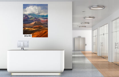 Another World: Haleakala National Park Maui Volcano Canvas Print Wall Art