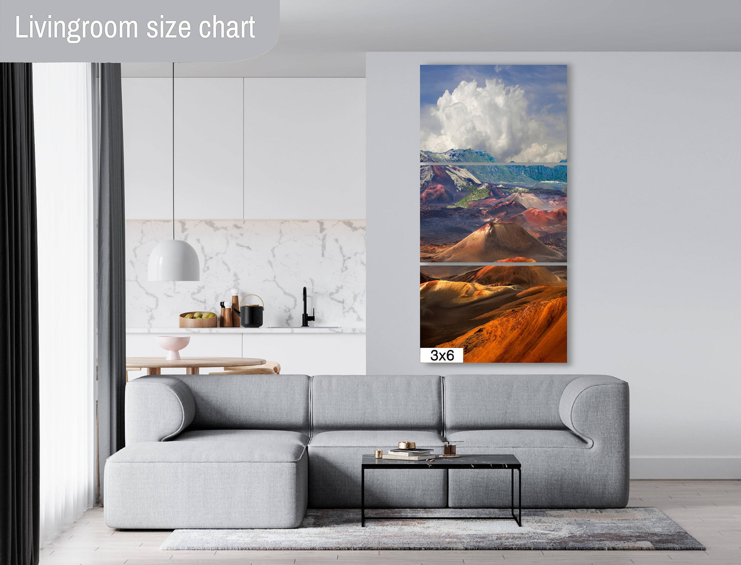 Another World: Haleakala National Park Maui Volcano Canvas Print Wall Art