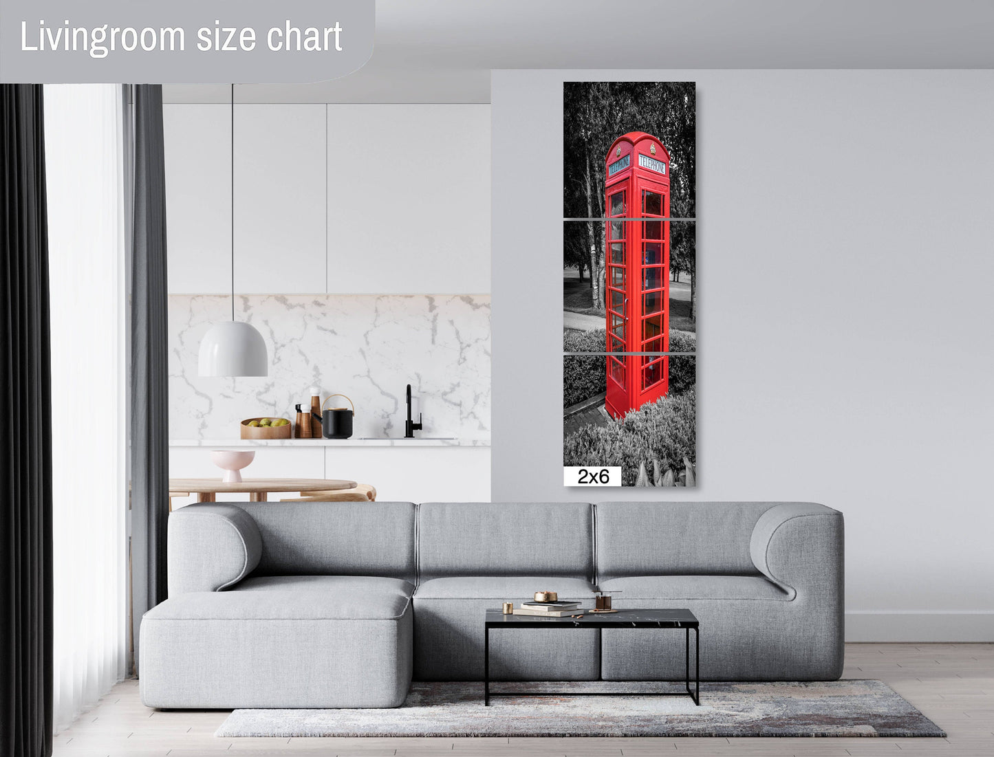 Booth of Memories: Red Phone Booth Vintage Wall Art Photography English Telephone Canvas Metal Print Classic Unique Home Decor