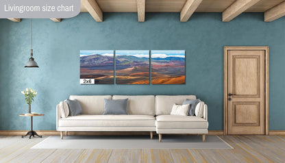 Nature's Playground: Haleakala National Park Volcano Maui Photography Metal Canvas Print Home Wall Art