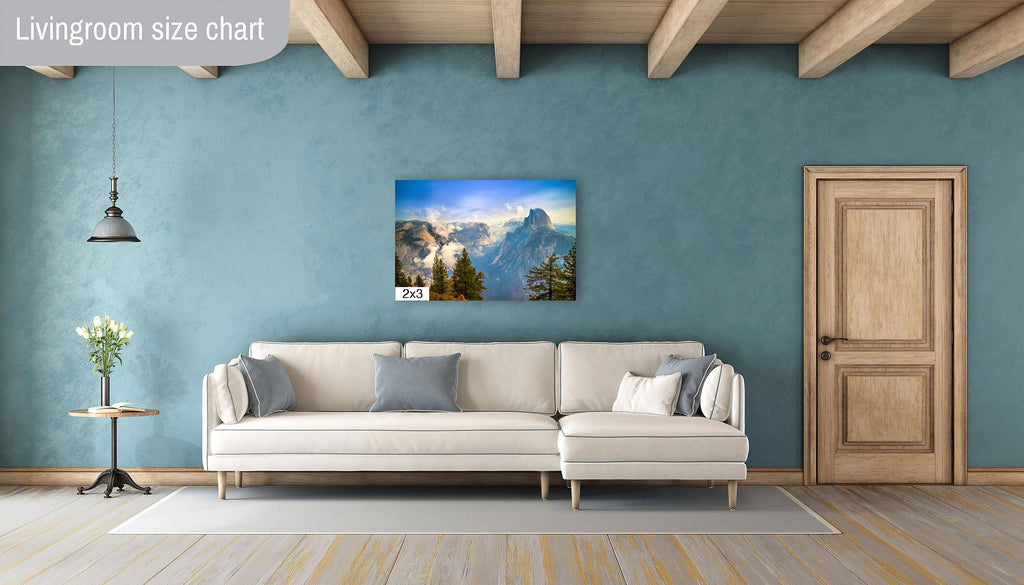 Half Dome Yosemite Photography Print: Mountain Peak Wall Art