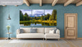 Mirror of Tranquility: Grand Teton Water Reflection Stream Photography Print Wall Art