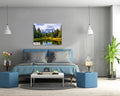 Mirror of Tranquility: Grand Teton Water Reflection Stream Photography Print Wall Art