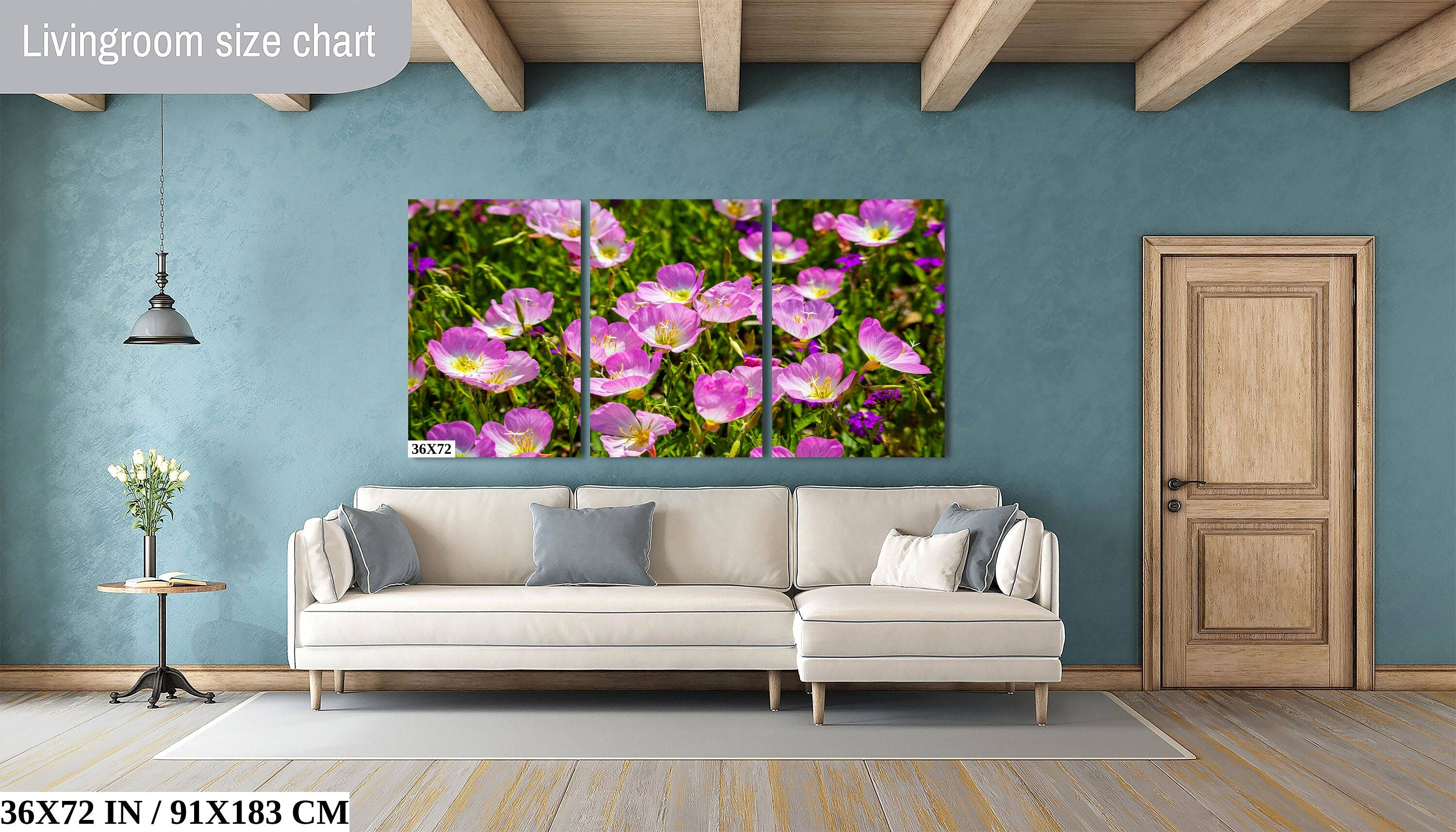Petals of Sunshine: Field of Primrose February Birth Flower Photography Metal Canvas Art Print