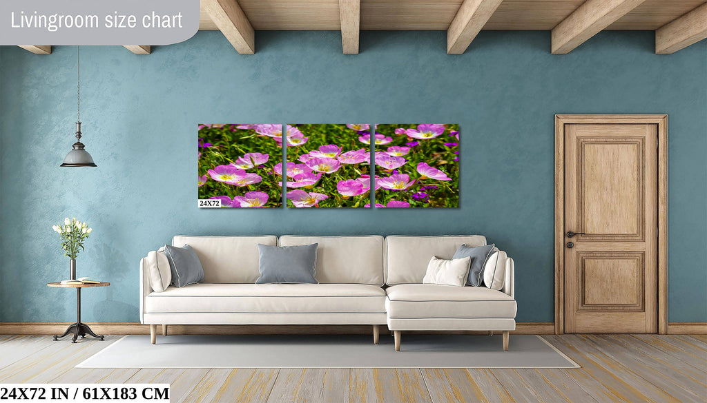 Petals of Sunshine: Field of Primrose February Birth Flower Photography Metal Canvas Art Print