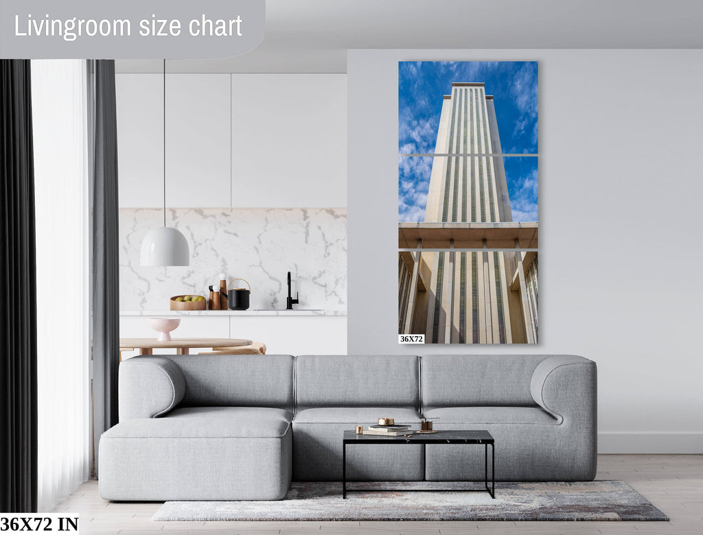 Iconic Landmark: Florida State Capitol Tallahassee Architecture Wall Art Canvas Print Photography