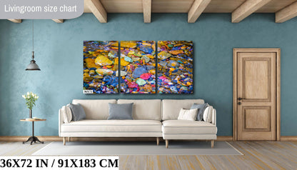 Lake McDonald Print: Rainbow Rocks, Glacier National Park