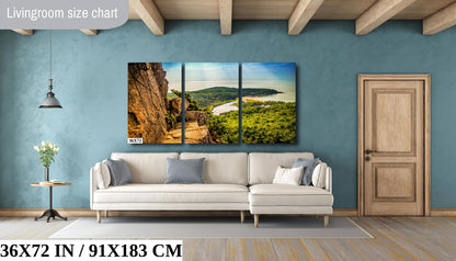 Trailblazing Adventure: Beehive Trail Acadia National Park Maine Photography Wall Art