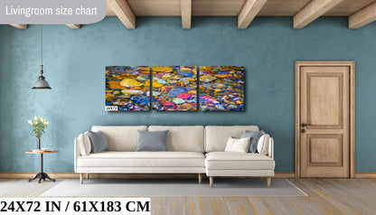 Lake McDonald Print: Rainbow Rocks, Glacier National Park